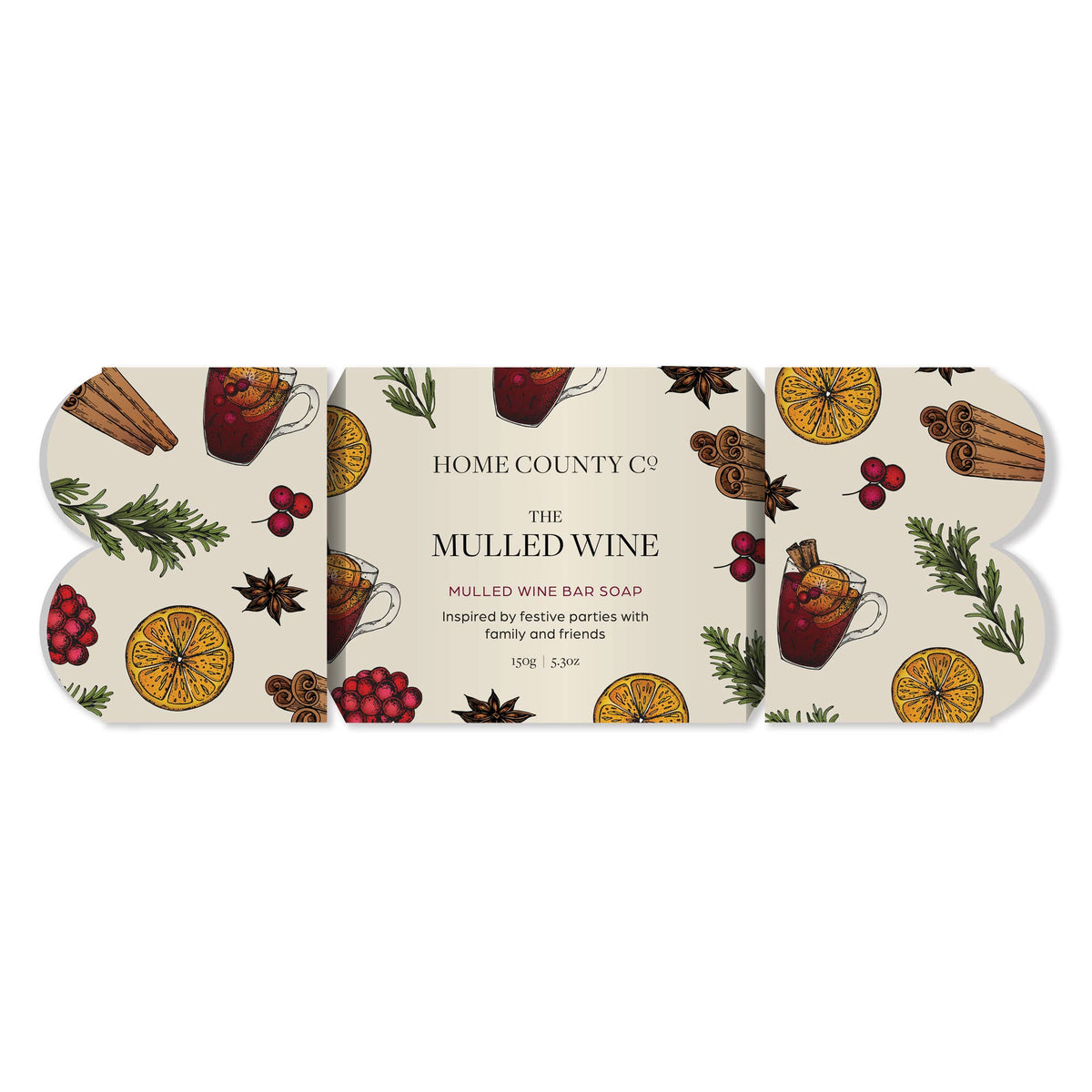 Home County Co. The Mulled Wine Soap Bar 150g