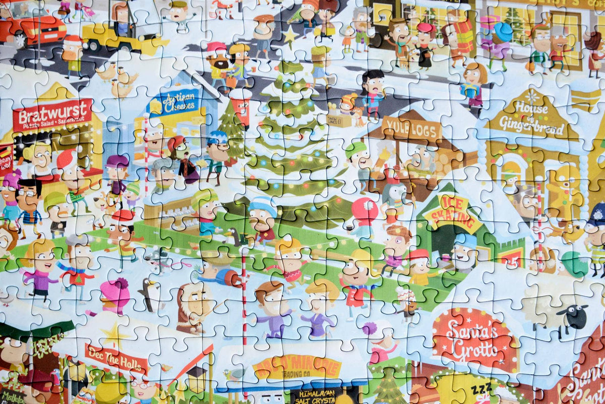 Christmas Market 1000 piece jigsaw puzzle by All Jigsaw Puzzles, image 3