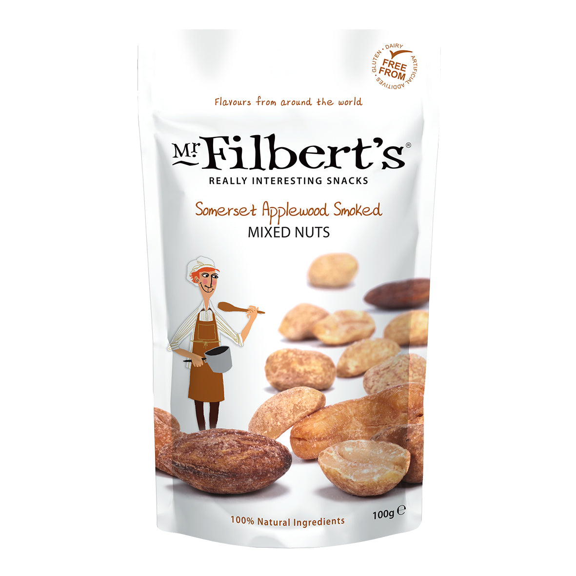 Mr Filbert's Somerset Applewood Smoked Mixed Nuts 100g