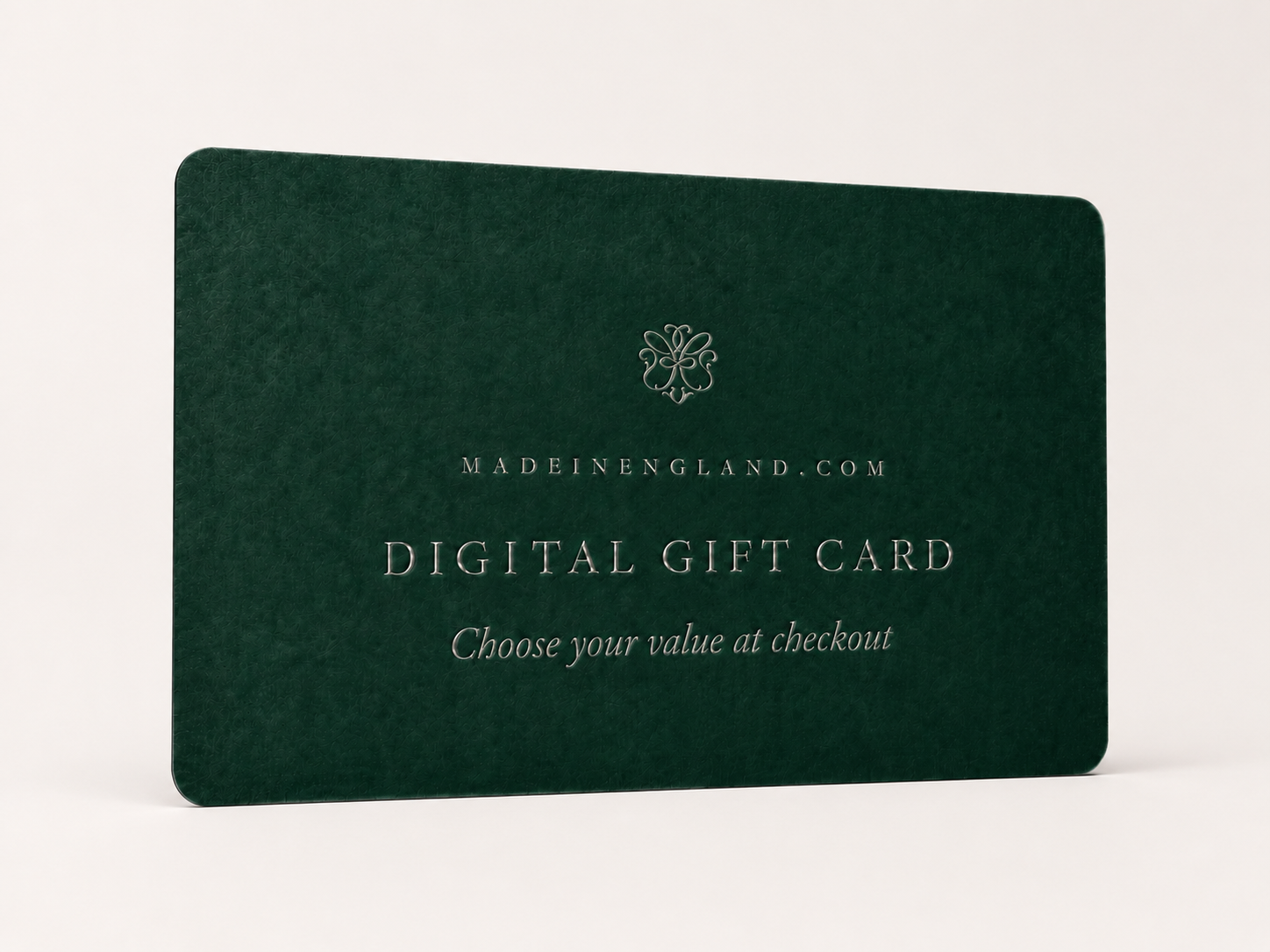 Made In England Gift Card 1