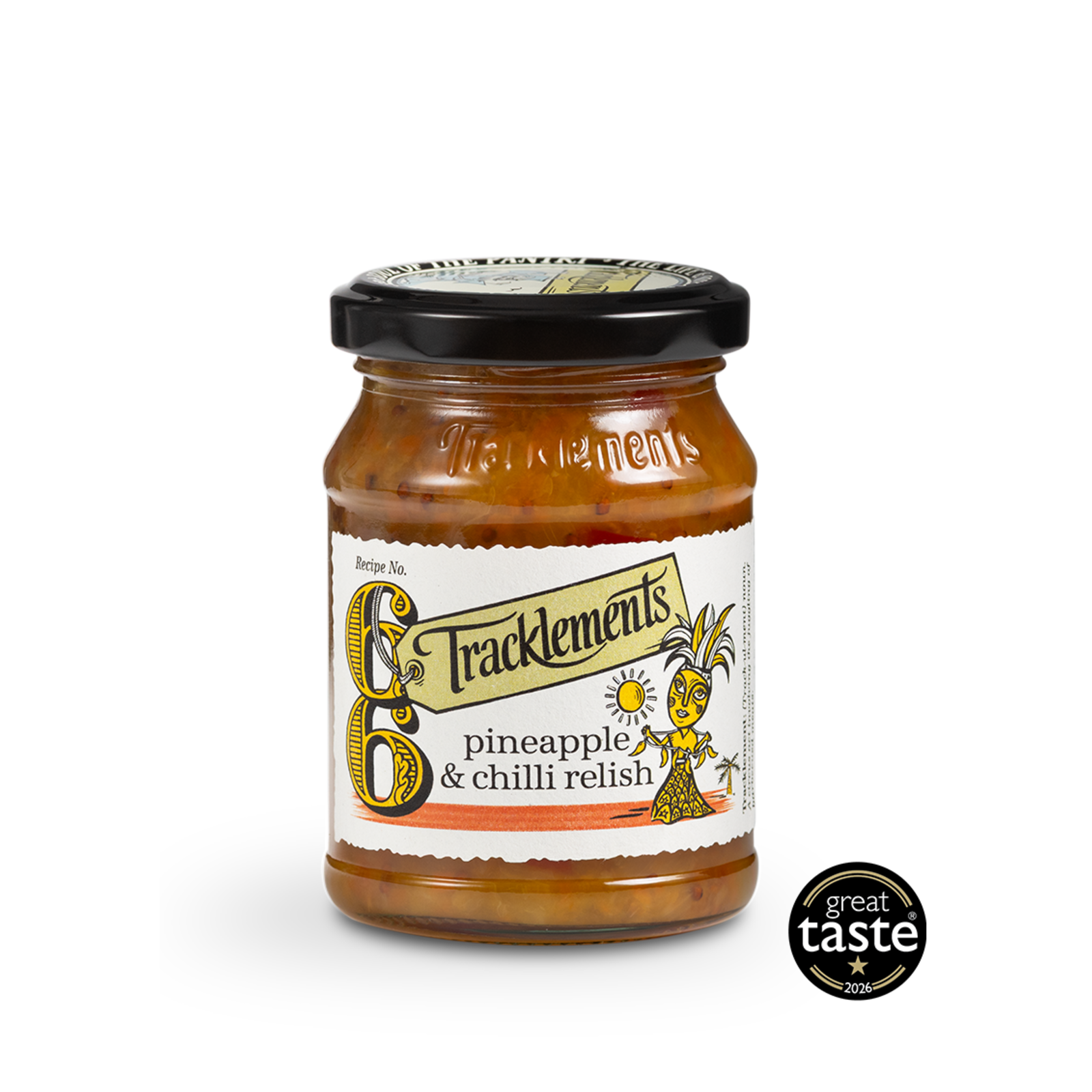 Tracklements Pineapple & Chilli Relish jar