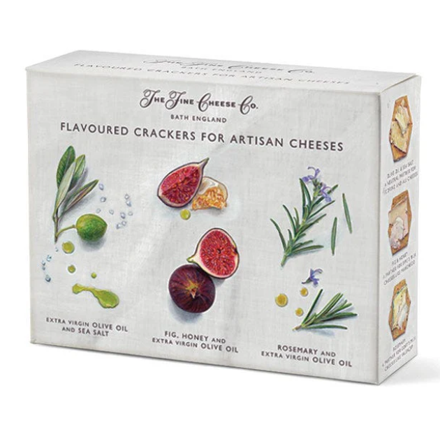 The Fine Cheese Co - Flavoured Crackers Selection Box