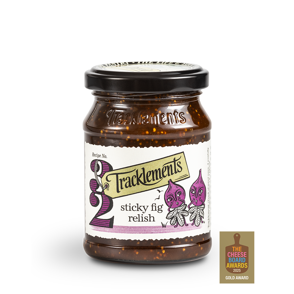 Tracklements Sticky Fig Relish jar