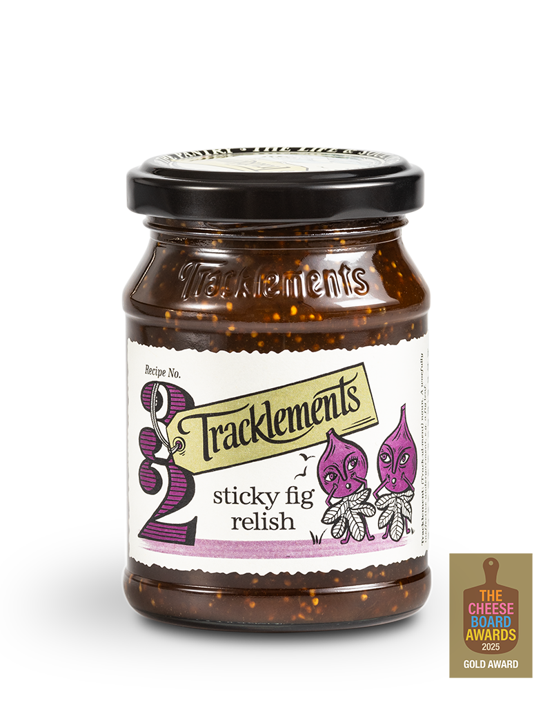 Tracklements Sticky Fig Relish jar