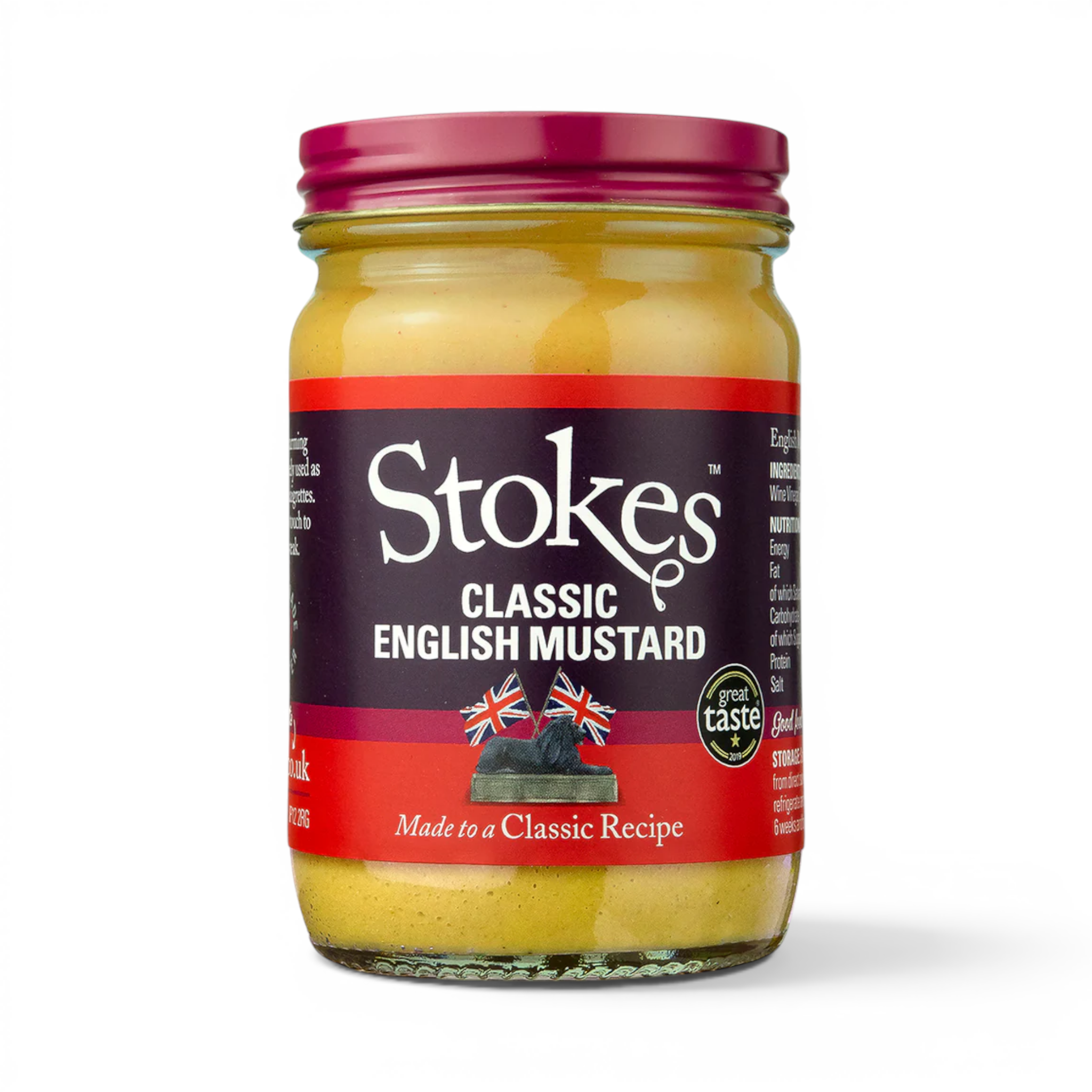 Stokes Classic English Mustard 185g