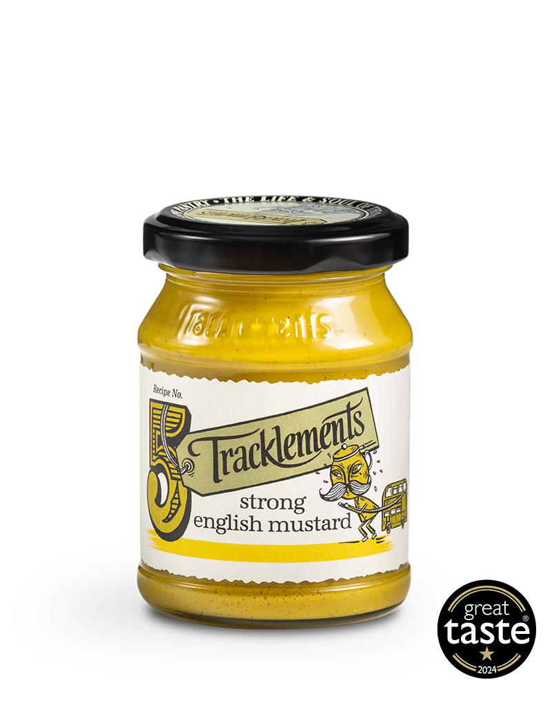 Tracklements Strong English Mustard jar
