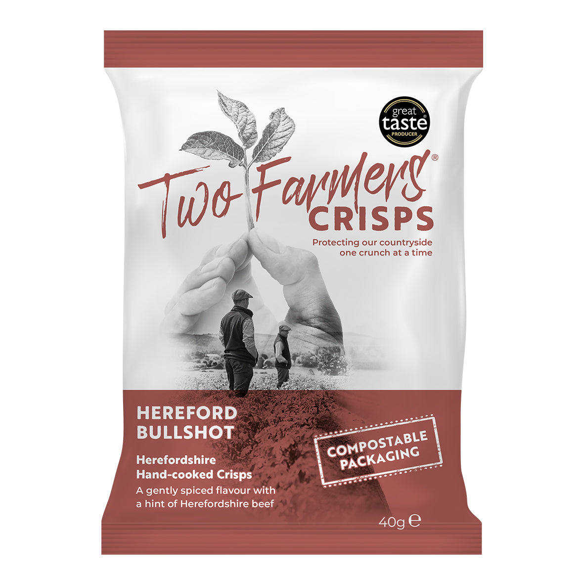 Two Farmers Hereford Bullshot Crisps 40g