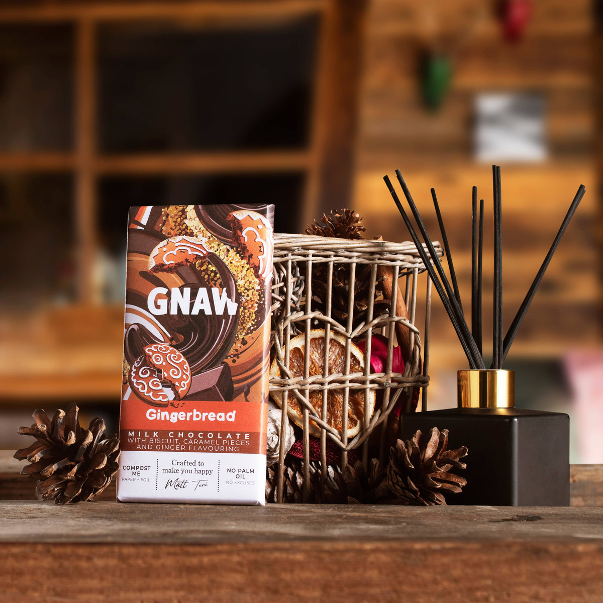 Gingerbread Milk Chocolate Bar | 80g