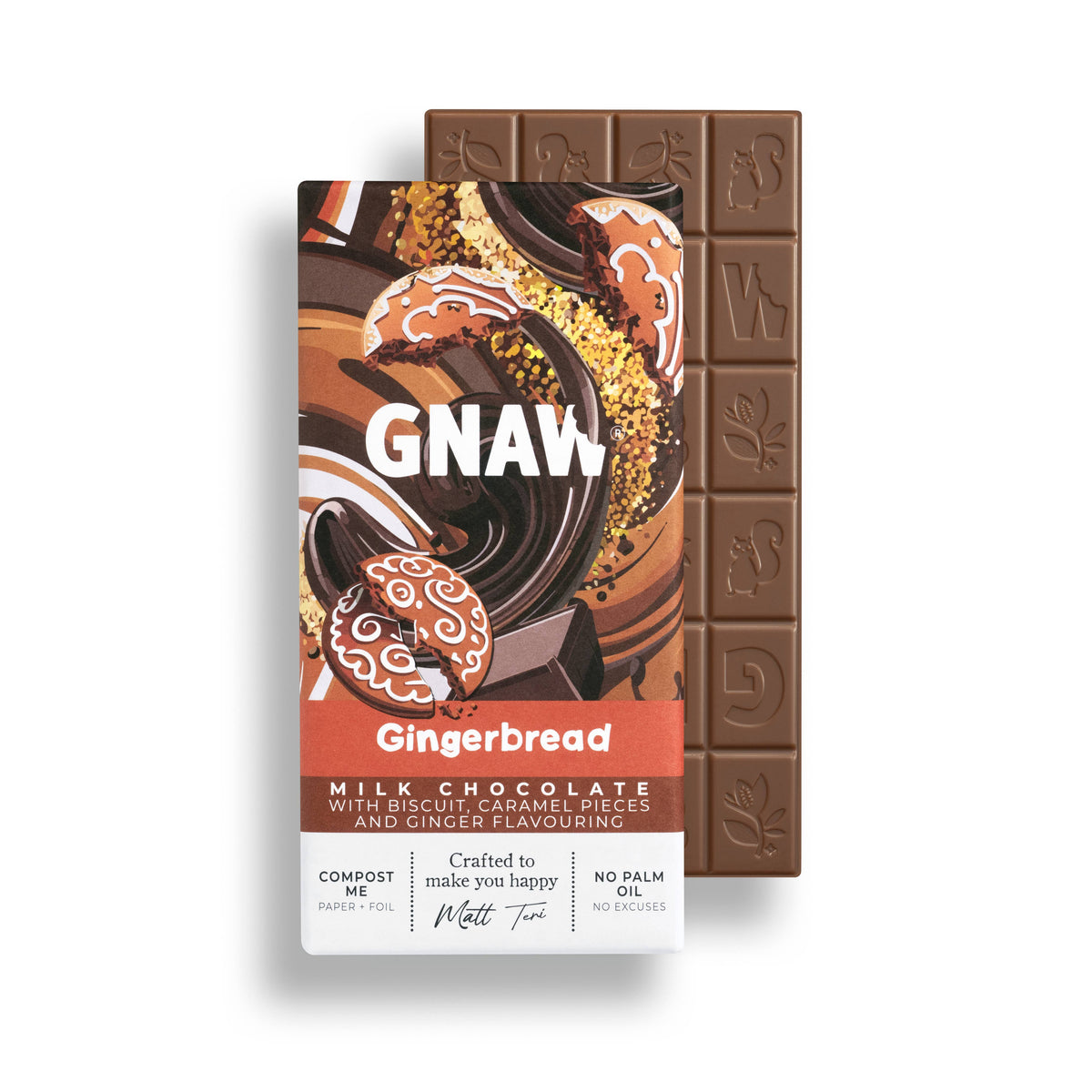 Gingerbread Milk Chocolate Bar | 80g