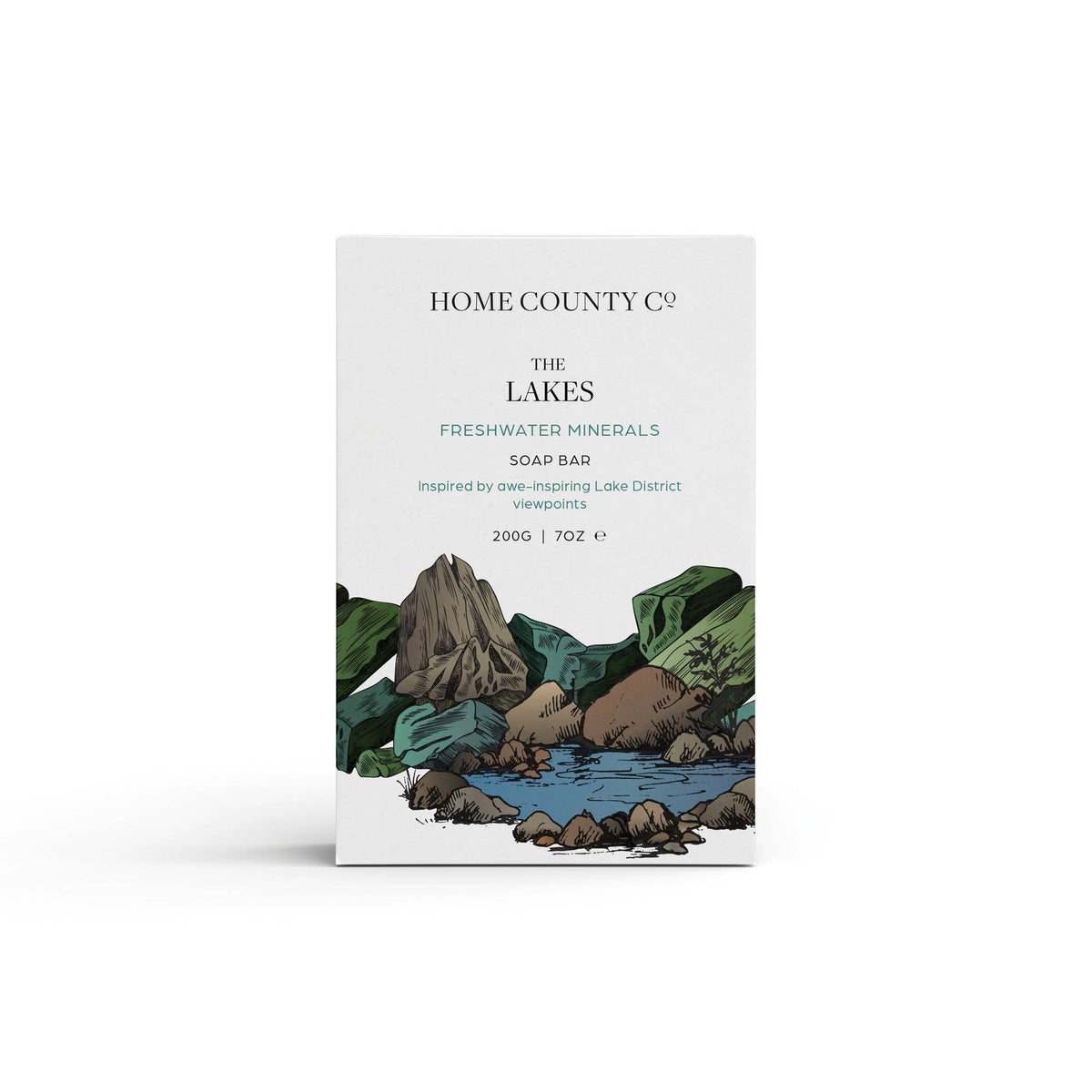 Home County Co. The Lakes Freshwater Minerals Soap Bar 200g