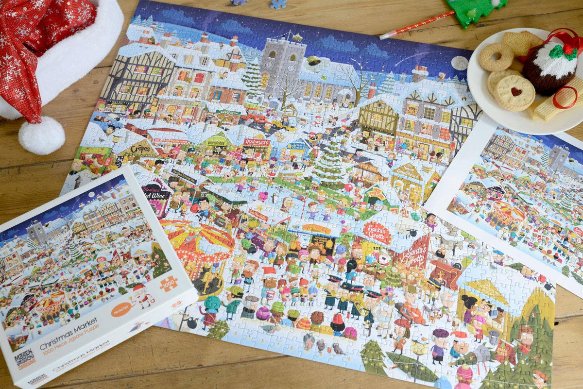 Christmas Market 1000 piece jigsaw puzzle by All Jigsaw Puzzles, image 6
