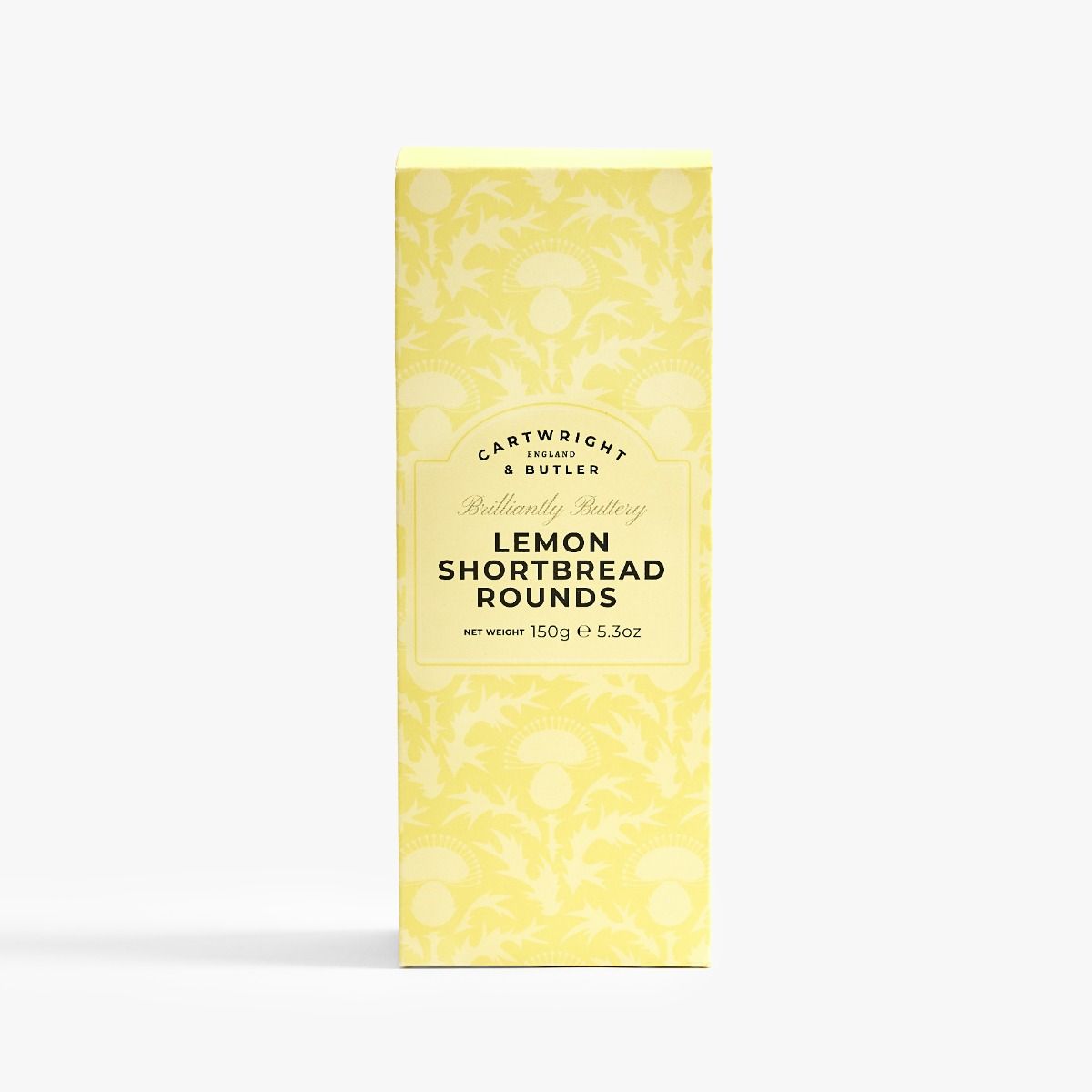 Cartwright & Butler Lemon Zest Shortbread Rounds in Carton 150g