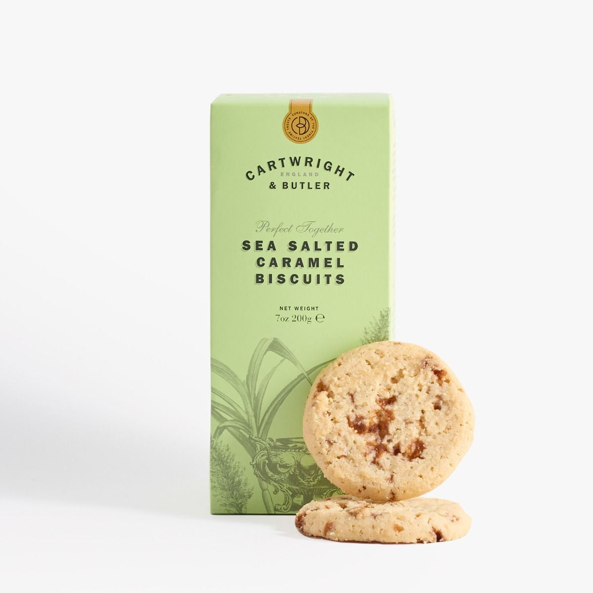 Cartwright & Butler Sea Salted Caramel Biscuits in Carton 200g, additional photograph