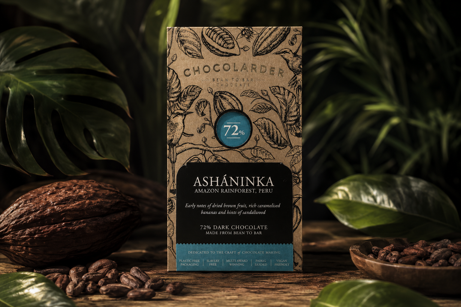 Chocolarder Asháninka 72% Dark Chocolate