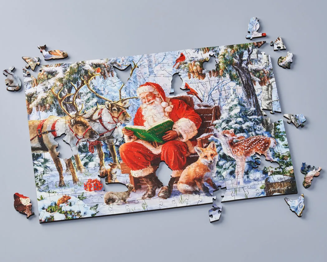 Wentworth Christmas Curiosity 40 piece wooden jigsaw puzzle, image 2