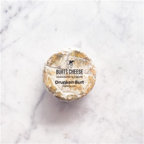Drunken Burt cider-washed cheese, Cheshire