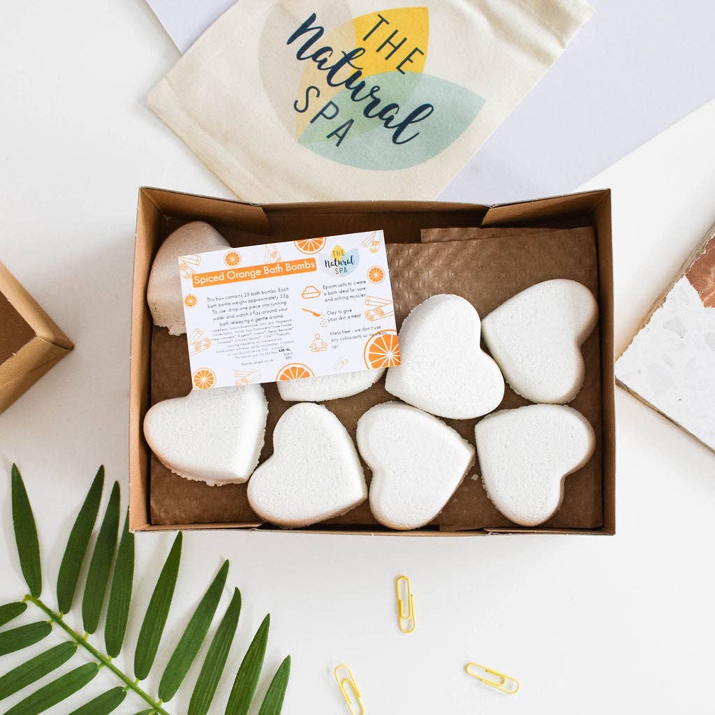 The Natural Spa Spiced Orange Bath Bombs Pack of 3