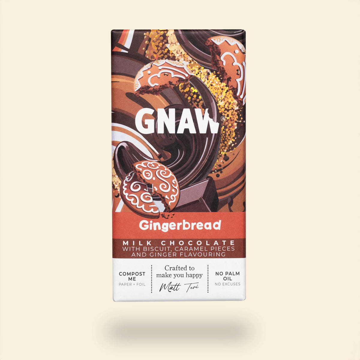 Gingerbread Milk Chocolate Bar | 80g