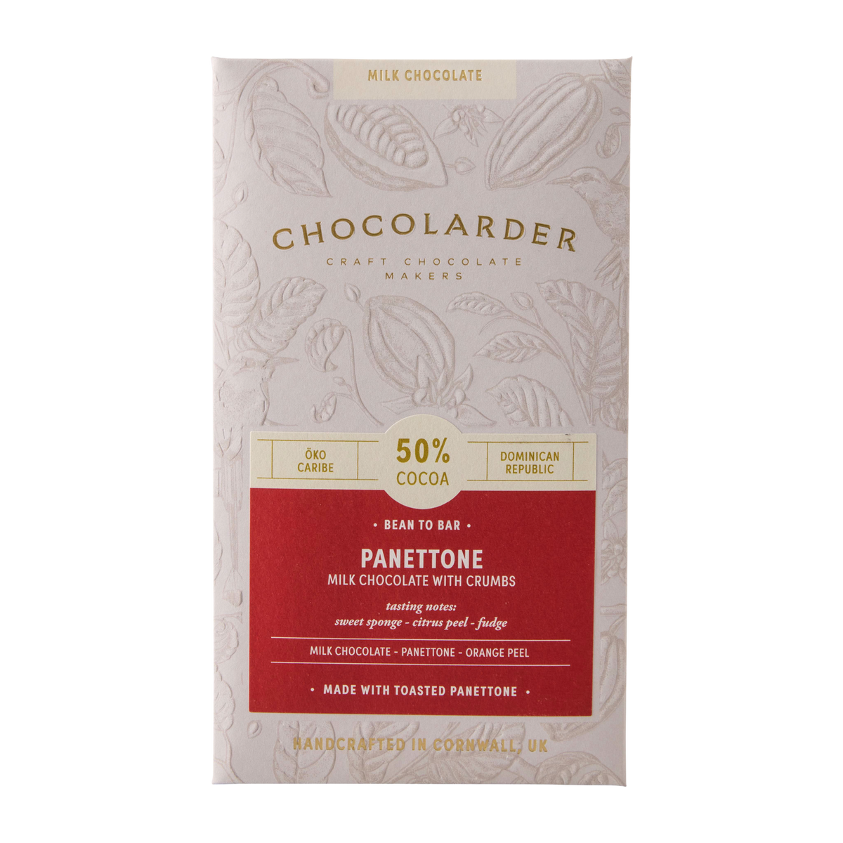Chocolarder Panettone 50% Milk Chocolate