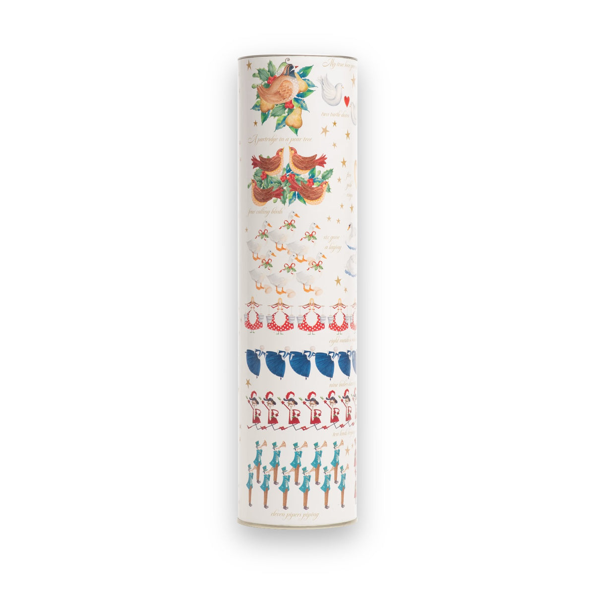 Farmhouse Biscuits Shortcake Whirls in 12 Days of Christmas Tube 300g