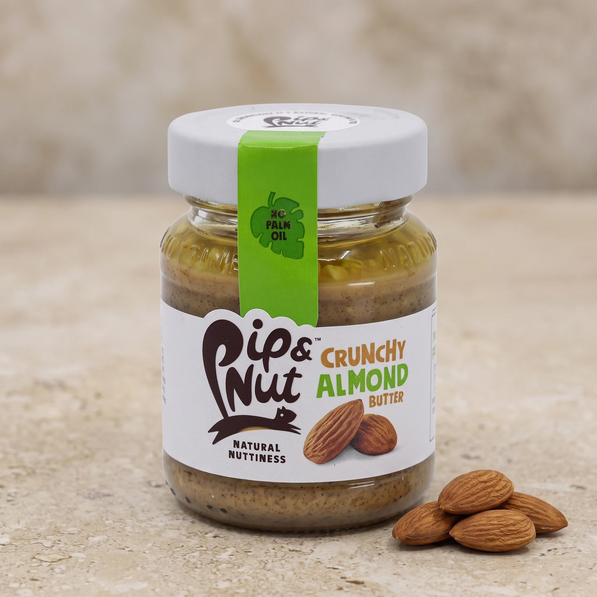 Pip & Nut Crunchy Almond Butter with whole almonds