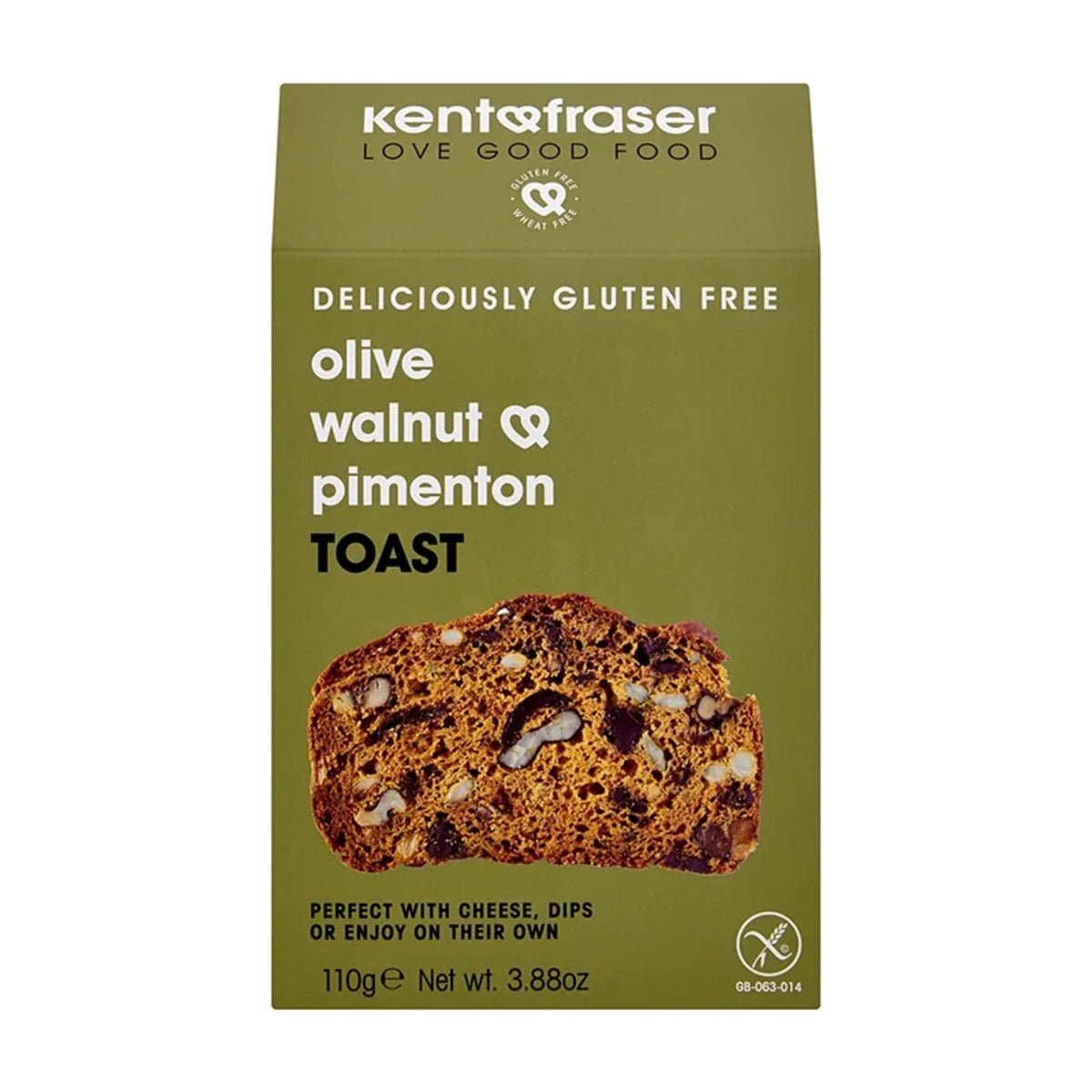Kent & Fraser Olive, Walnut & Pimenton Toast 110g