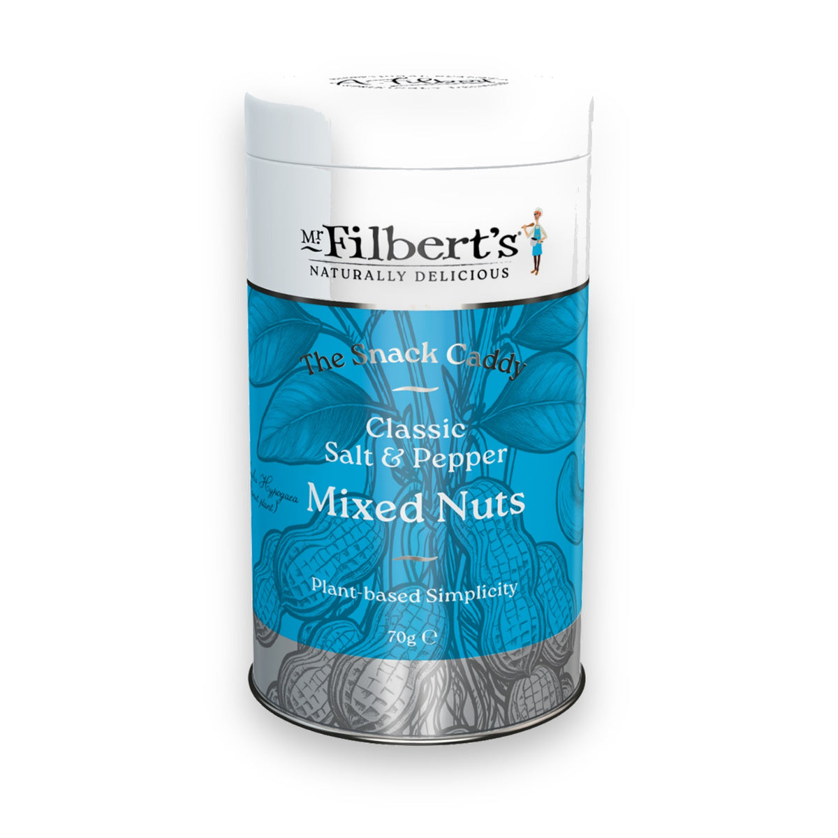 Mr Filbert's Classic Salt & Pepper Mixed Nuts 70g gift tin