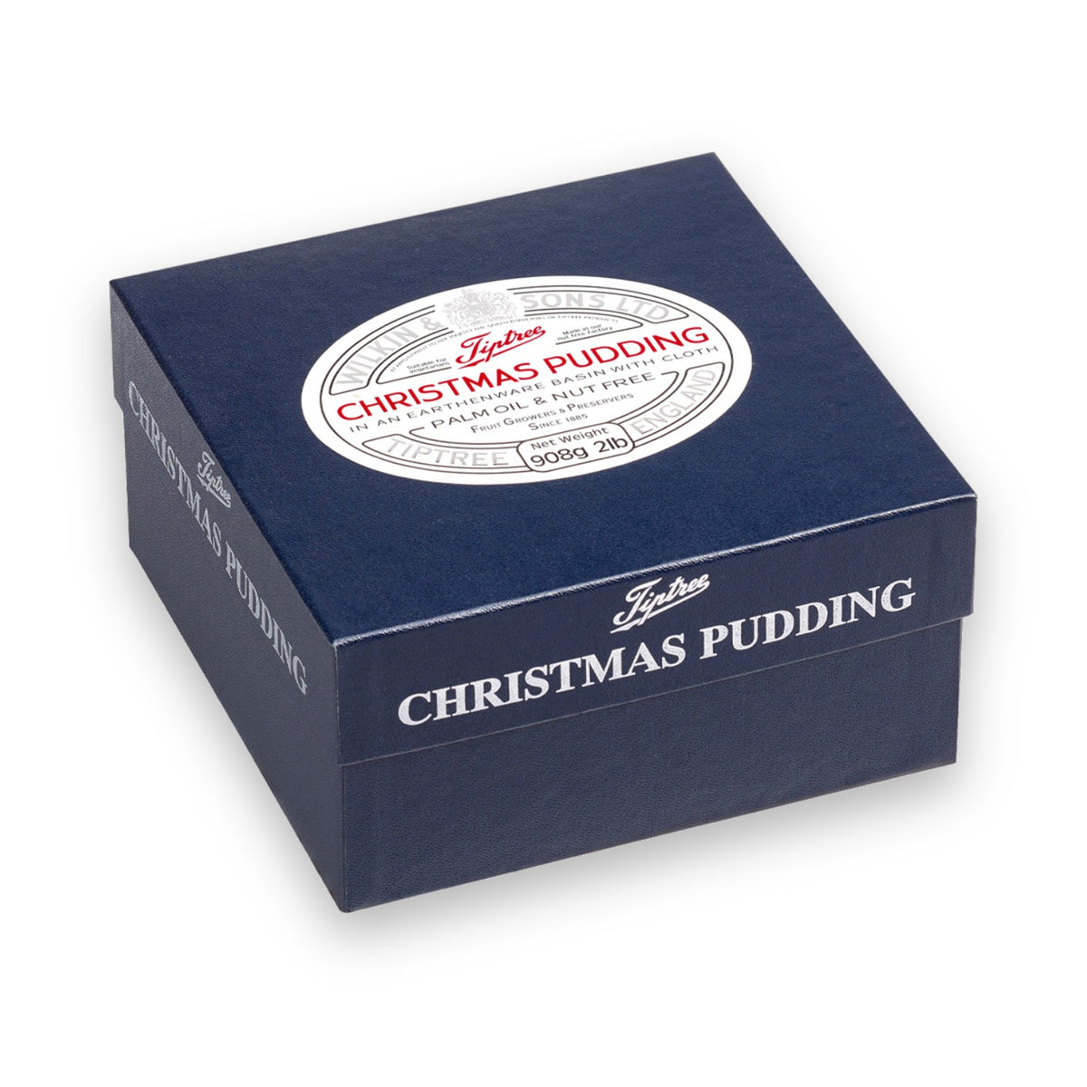 Tiptree Large Boxed Christmas Pudding 908g in its navy gift box