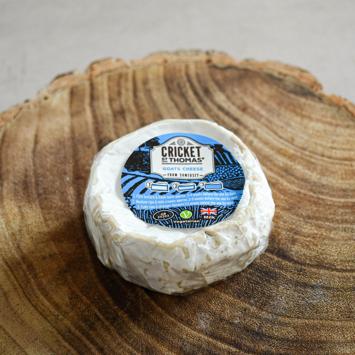 Cricket St Thomas goat's cheese, Made In England