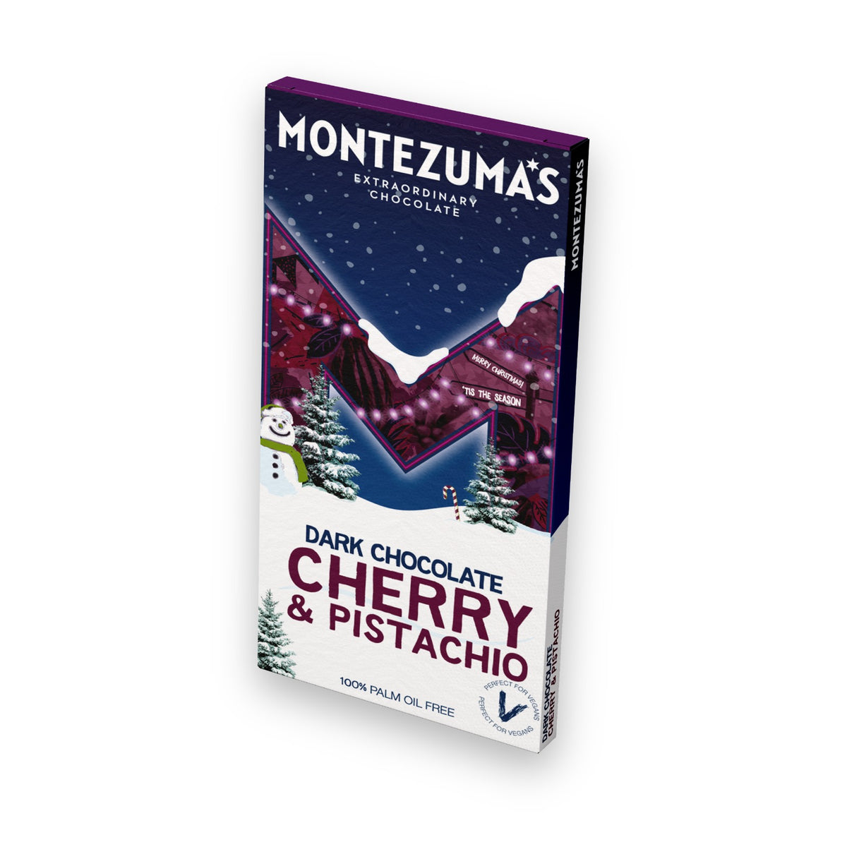Montezuma's Dark Chocolate Cherry & Pistachio Bar 90g