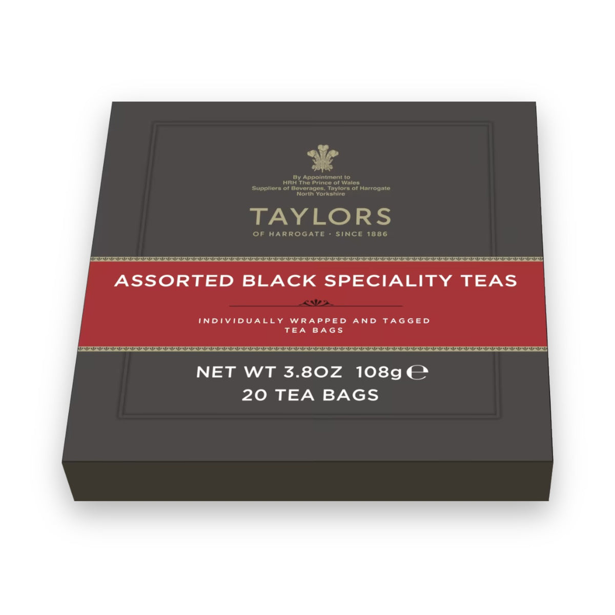 Taylors of Harrogate Assorted Black Speciality Teas box of 20 teabags