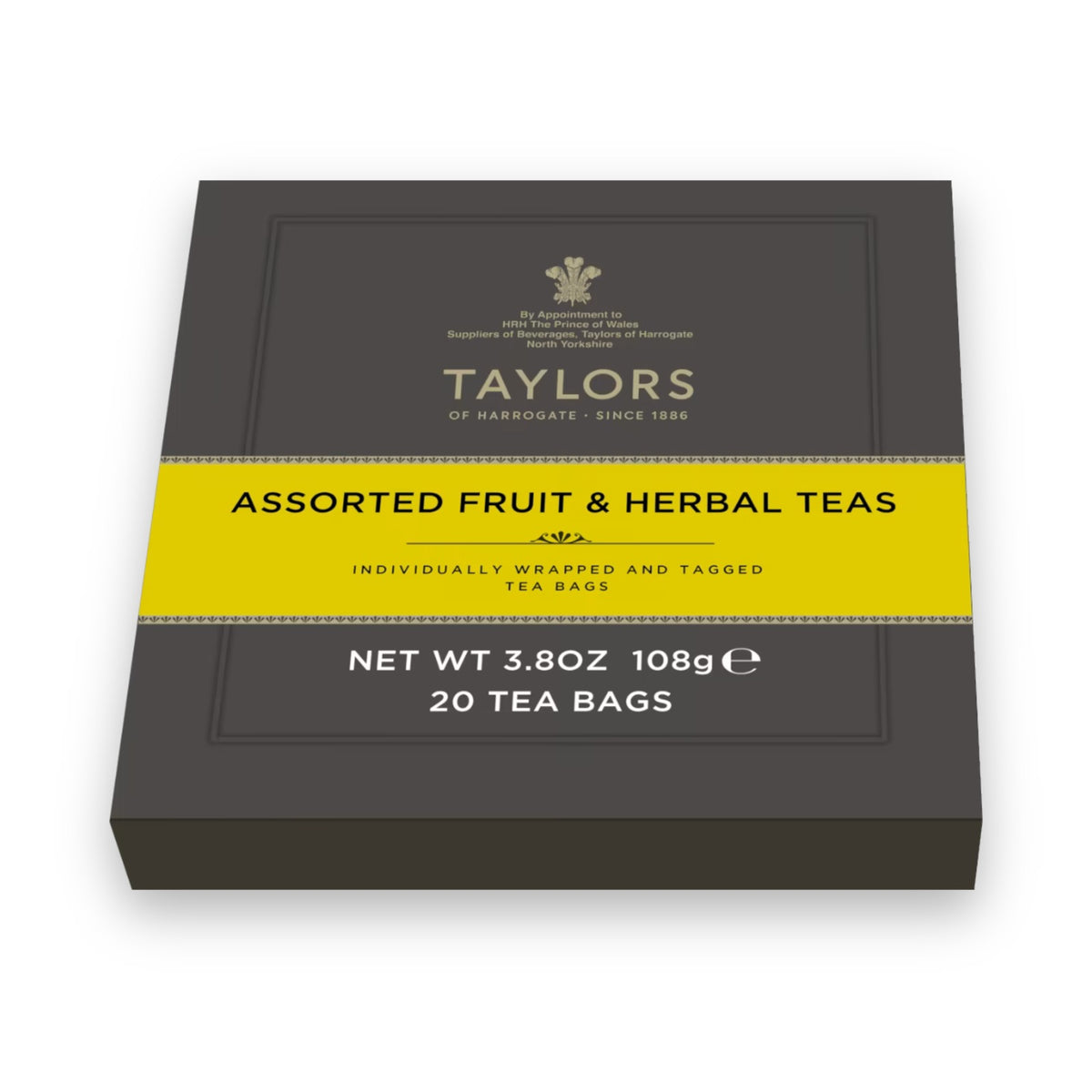 Taylors of Harrogate Assorted Fruit & Herbal Teas box of 20 teabags