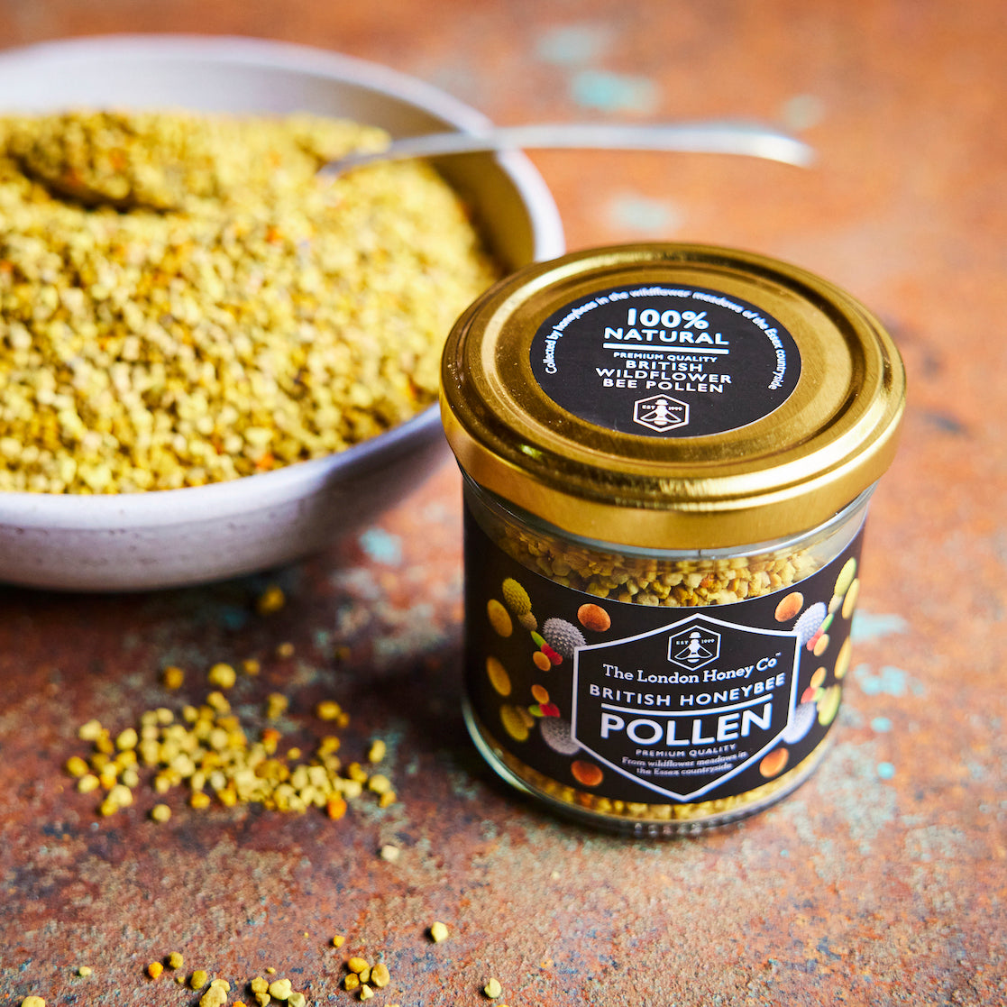 The London Honey Co. British Honeybee Pollen 100g jar