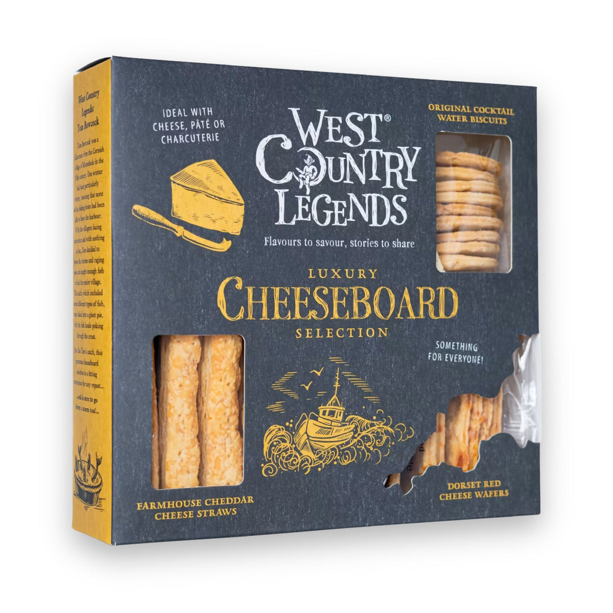 West Country Legends Luxury Cheeseboard Selection 280g box